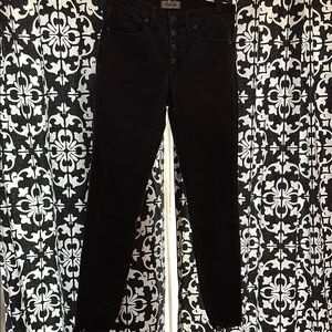 Madewell Women's High Rise Black Jeans
